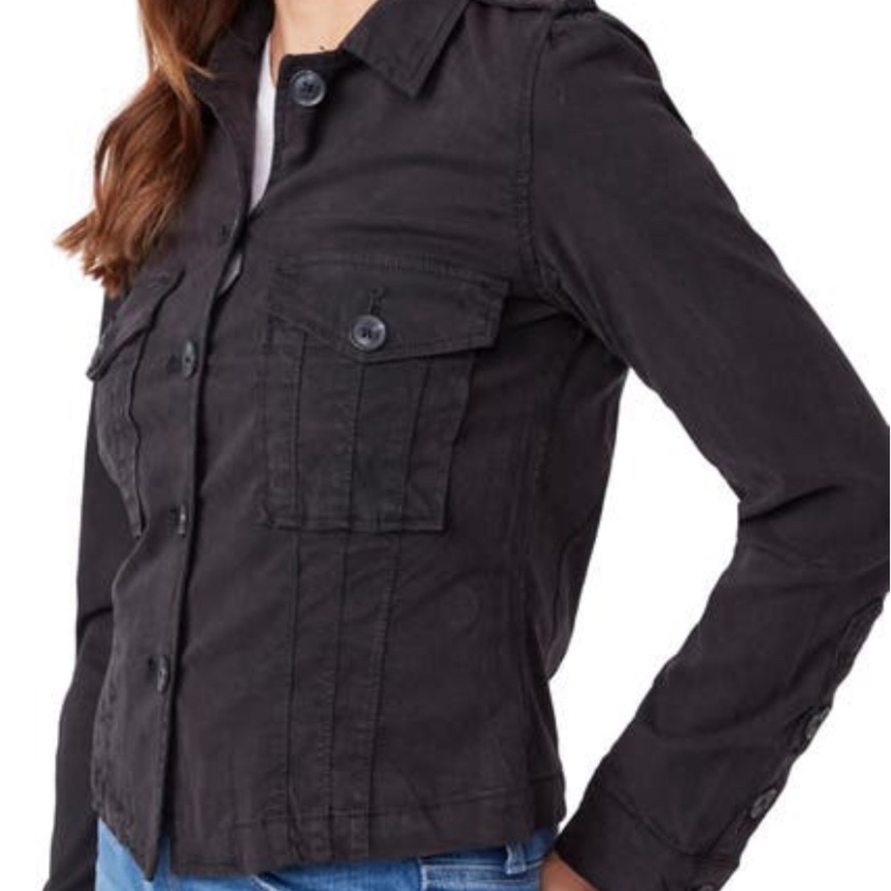 PAIGE Pacey cropped jacket (S) Vintage Black